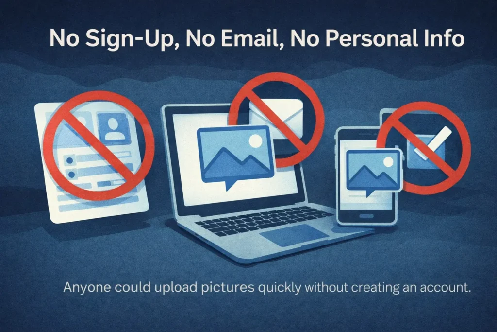 No Sign-Up, No Email, No Personal Info
