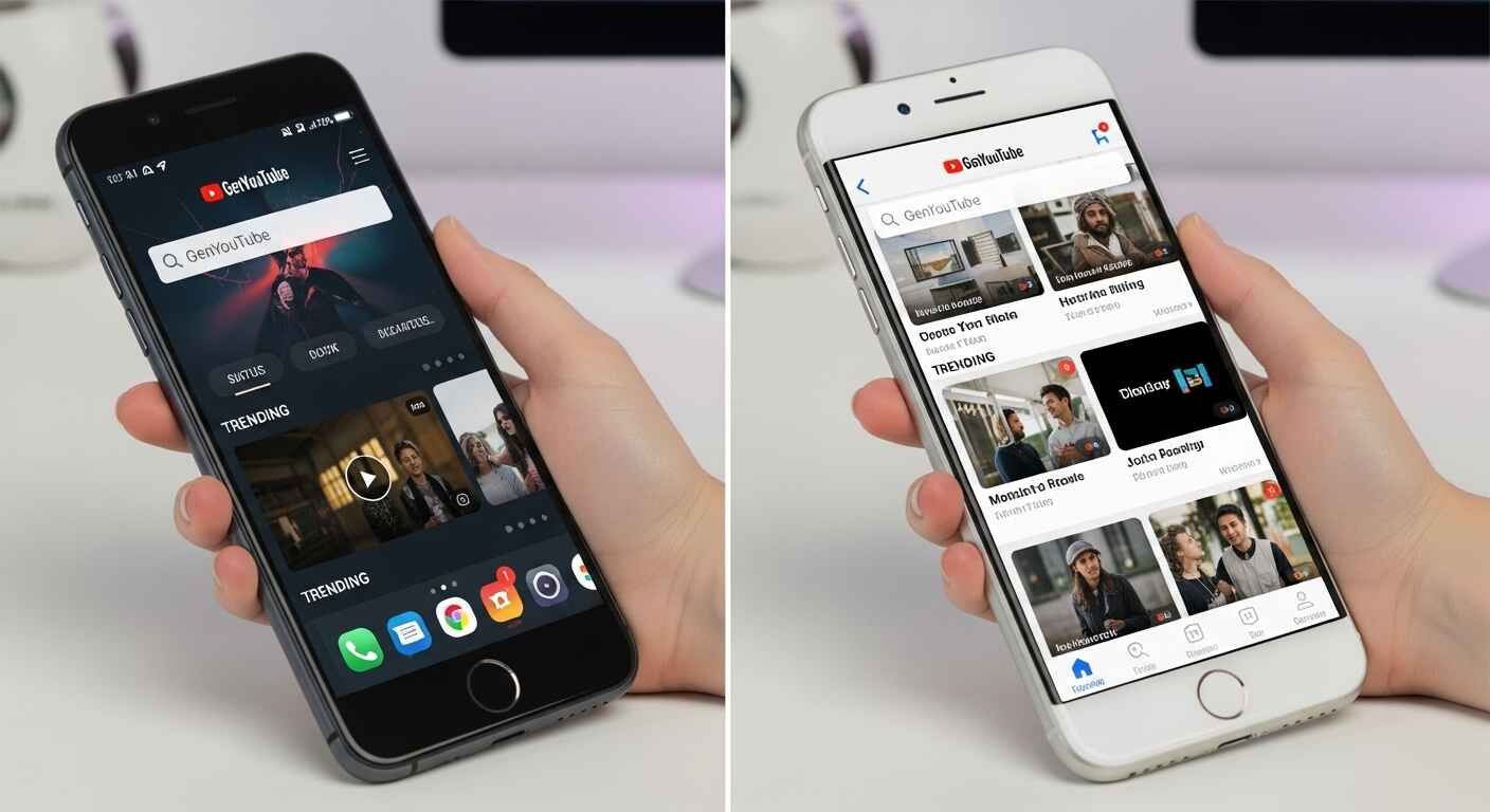GenYouTube on Mobile — Android and iPhone