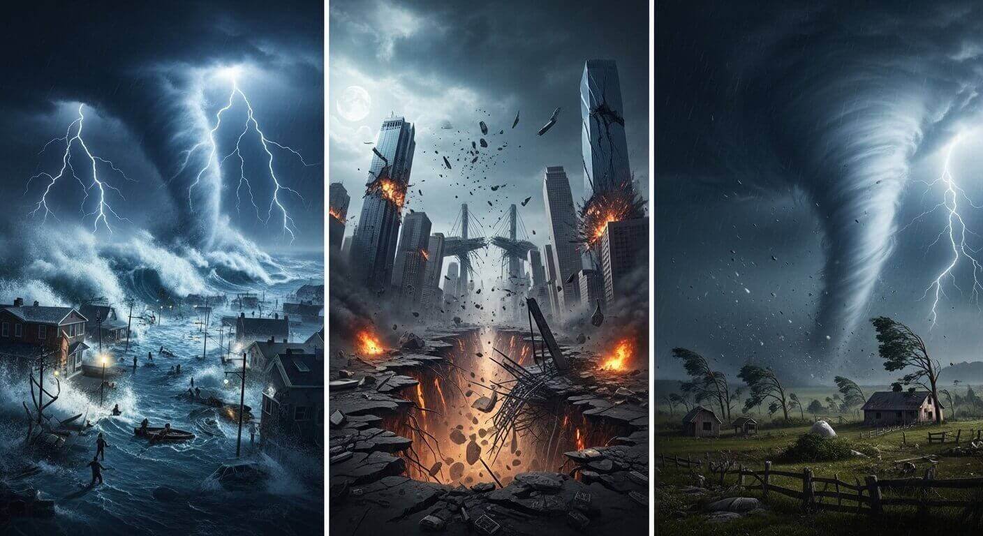 Nightmare 7 — Natural Disasters — Floods, Earthquakes, Storms