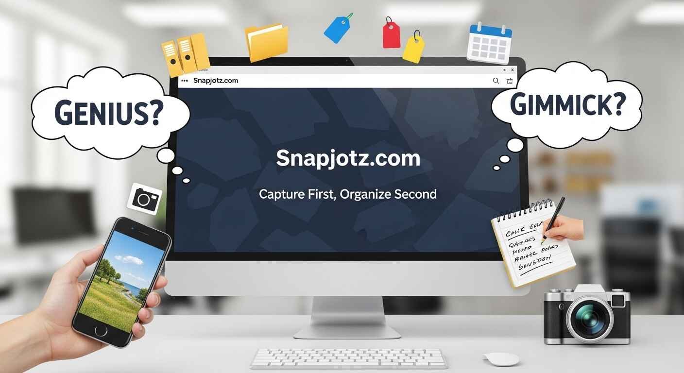 Why "Capture First, Organize Second" Is a Real Problem Worth Solving