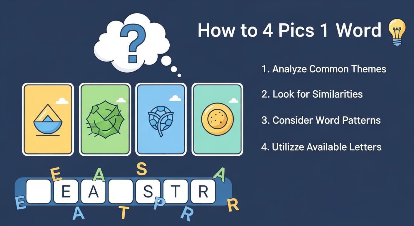 How to Solve 4 Pics 1 Word 5-Letter Puzzles Without Looking Up Answers