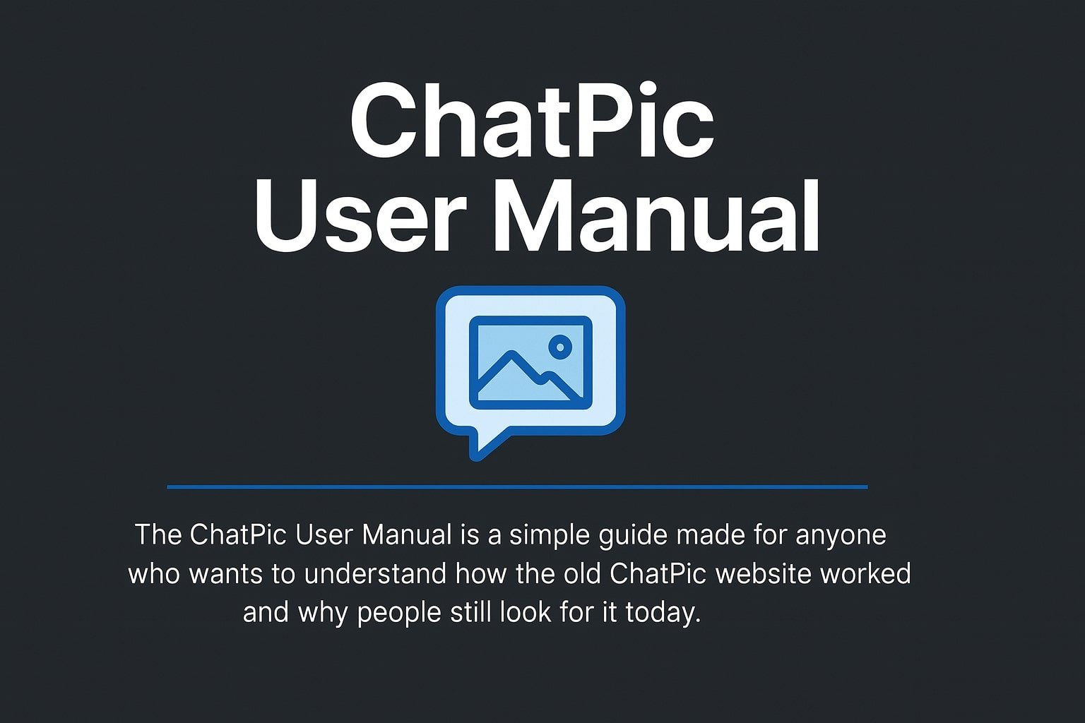 chatpic user manual