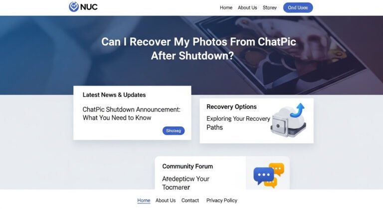 Can I Recover My Photos From ChatPic After Shutdown?