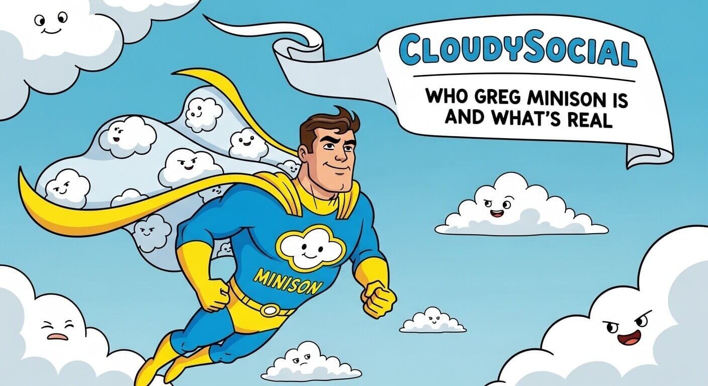 CloudySocial Minison — Who Greg Minison Is and What's Real