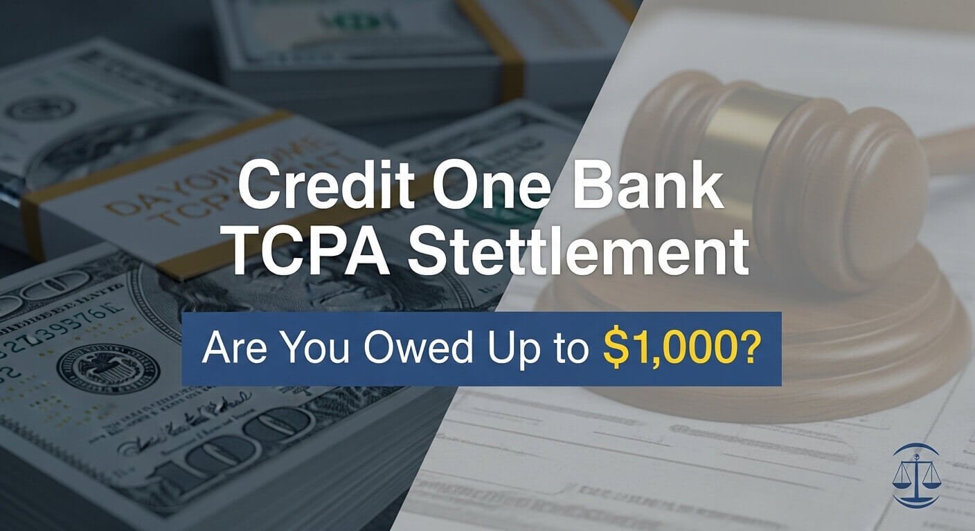 Credit One Bank TCPA Settlement — Are You Owed Up to $1,000?