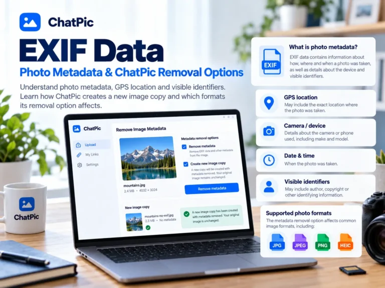 EXIF Data – Photo Metadata & ChatPic Removal Options