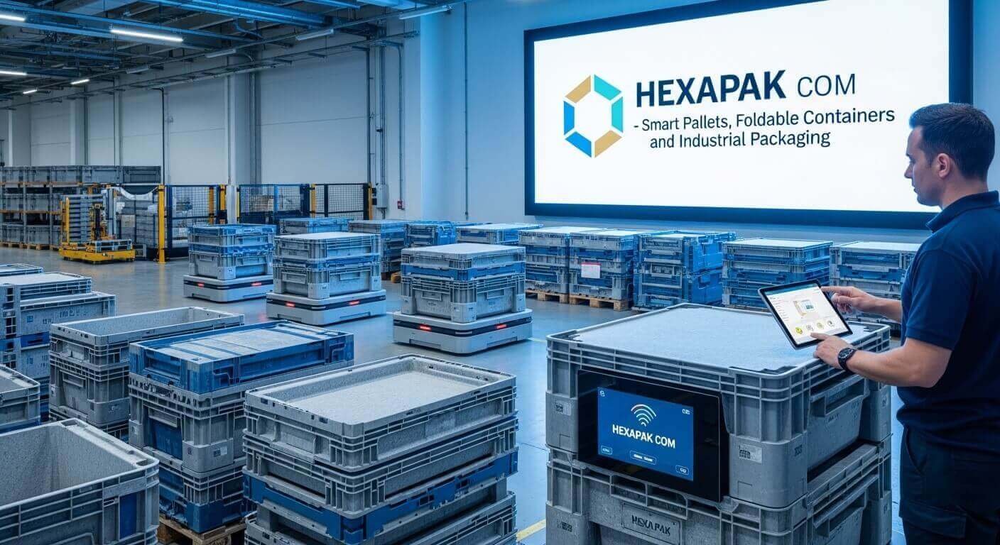 Hexapak com - Smart Pallets, Foldable Containers and Industrial Packaging