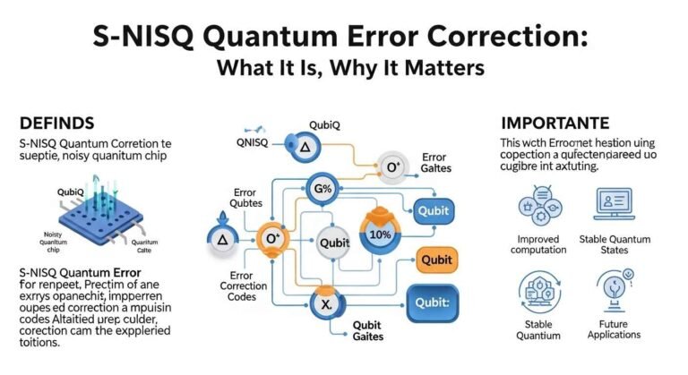 S-NISQ Quantum Error Correction