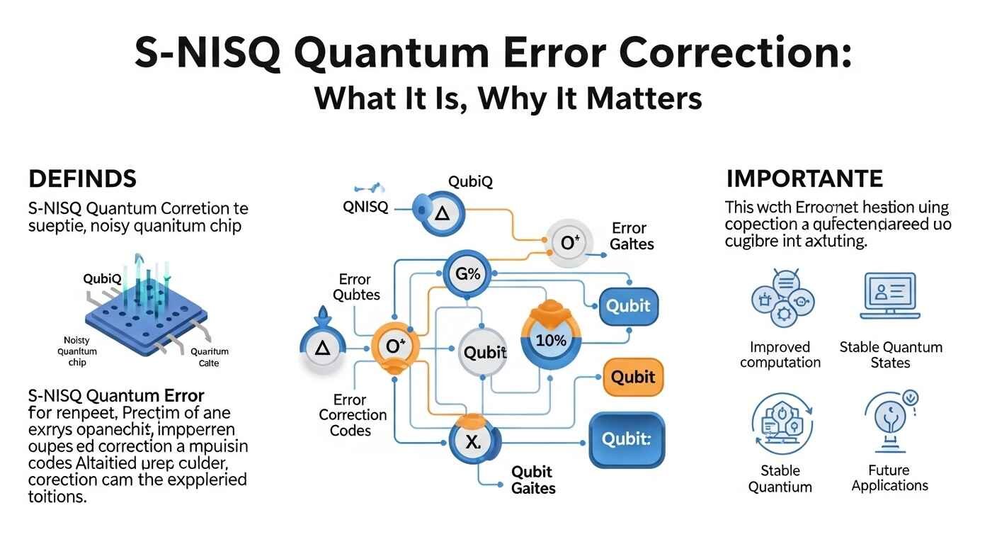 S-NISQ Quantum Error Correction