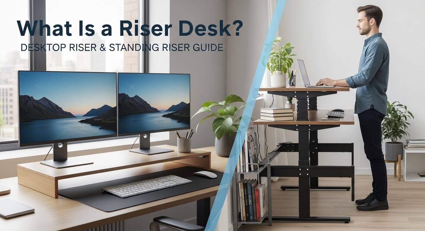 What Is a Riser Desk? Desktop Riser & Standing Riser Guide