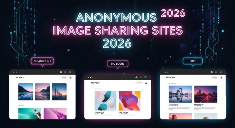 Best Anonymous Image Sharing Sites in 2026 — No Account, No Login, Free