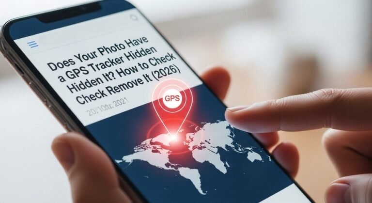 Does Your Photo Have a GPS Tracker Hidden in It? How to Check and Remove It (2026)
