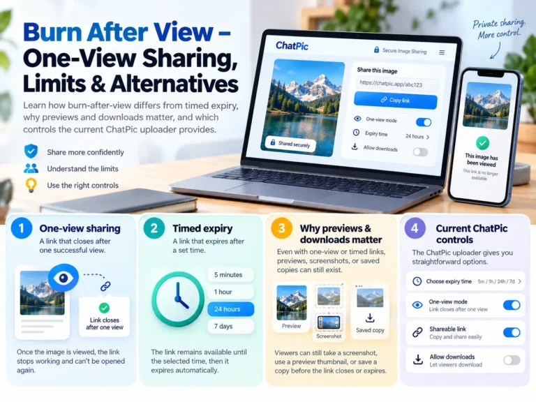 Burn After View – One-View Sharing, Limits & Alternatives