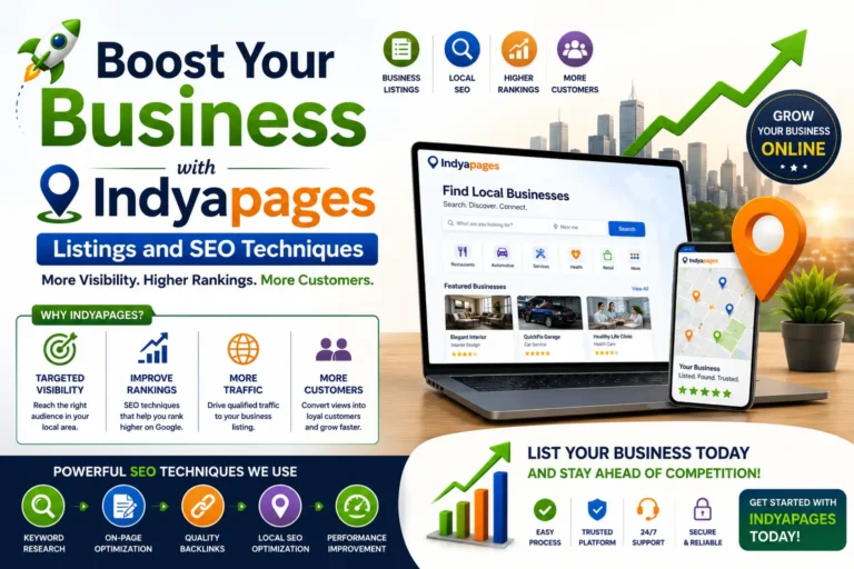 Boost Your Business with Indyapages Listings and SEO Techniques